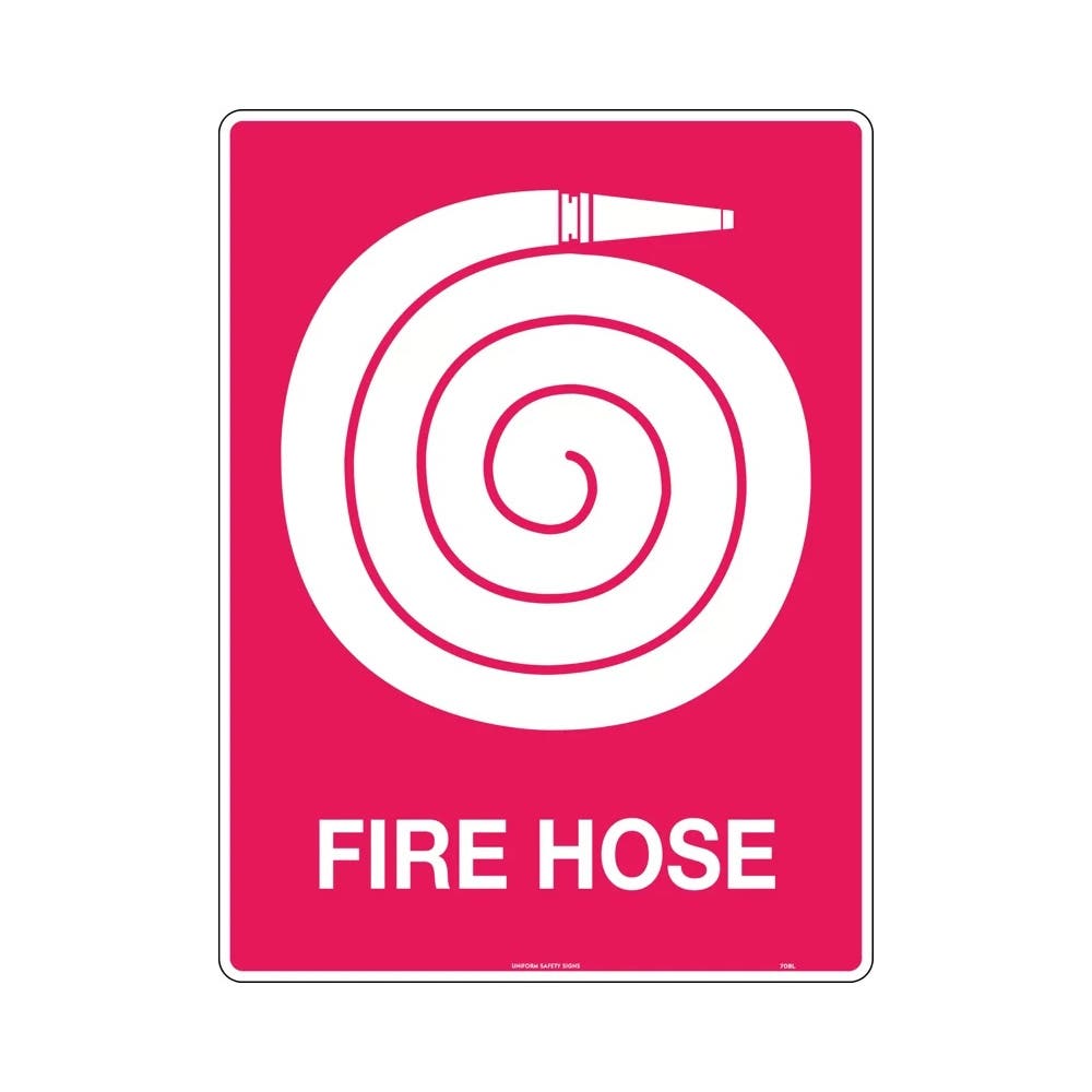 Sign FIRE HOSE + Pictogram 450 x 300mm Poly_306407_708LSP