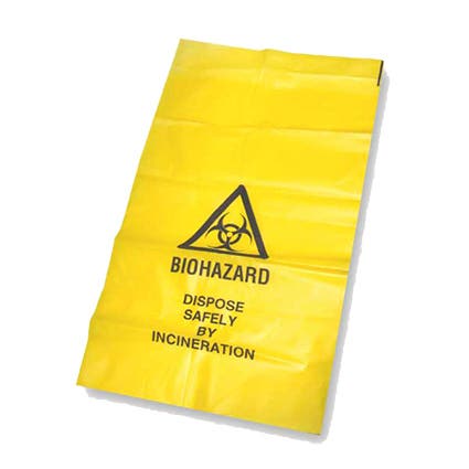 Bag Biohazard Yellow 350mm x 470mm 71004100 879723