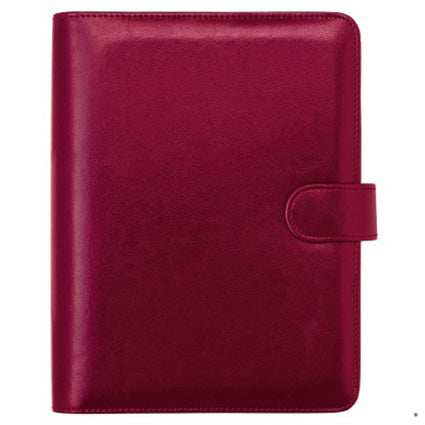 Debden Dayplanner Organiser DK2599 Desk Snap 7 Ring 216x140mm PU Cherry_85511100_56175