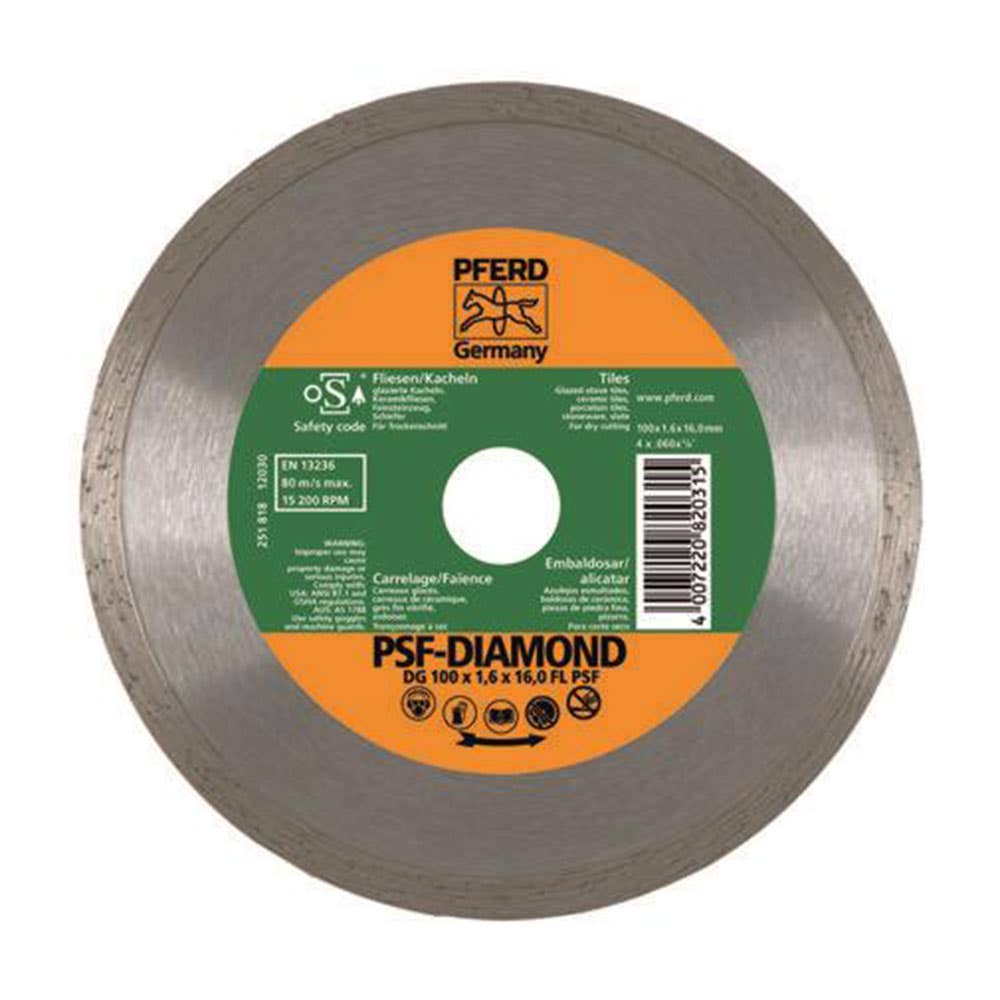 Wheel Diamond 100mm Continuous-Rim 721019 68300035