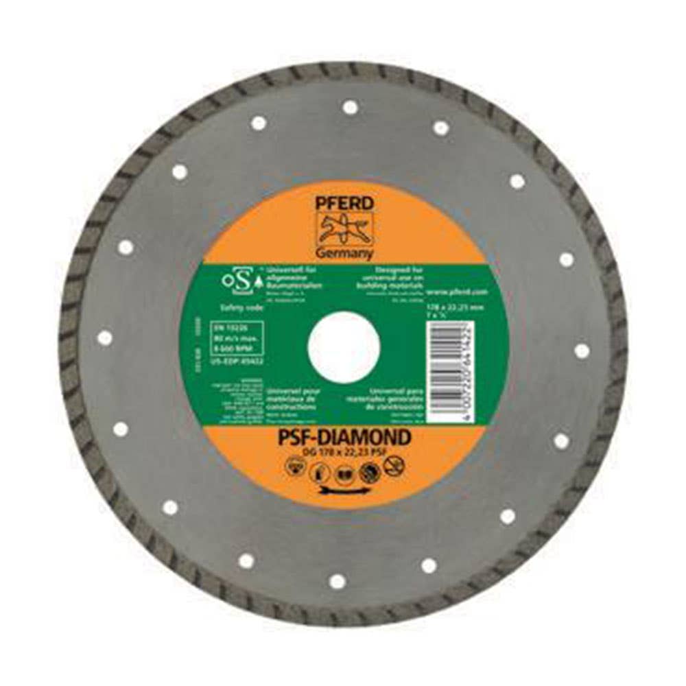 100mm Dry Fluted Continuous Turbo Rim Diamond Blade 721027 68300036