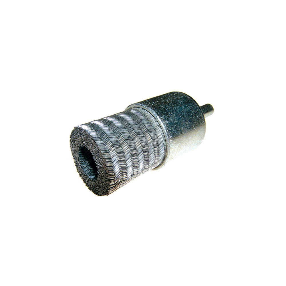 Brush End Wire Steel Flat Long Pencil 3000rpm 8mm x 125 x 1/4'' Spindle Dixbro 723021 220