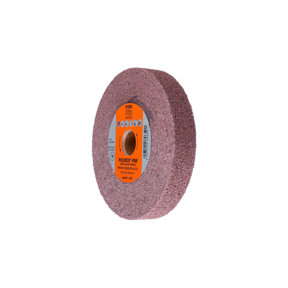 POLINOX wound non-woven wheel PNK 150x25 mm centr hole 25.4mm soft A coars_40108498_47802730