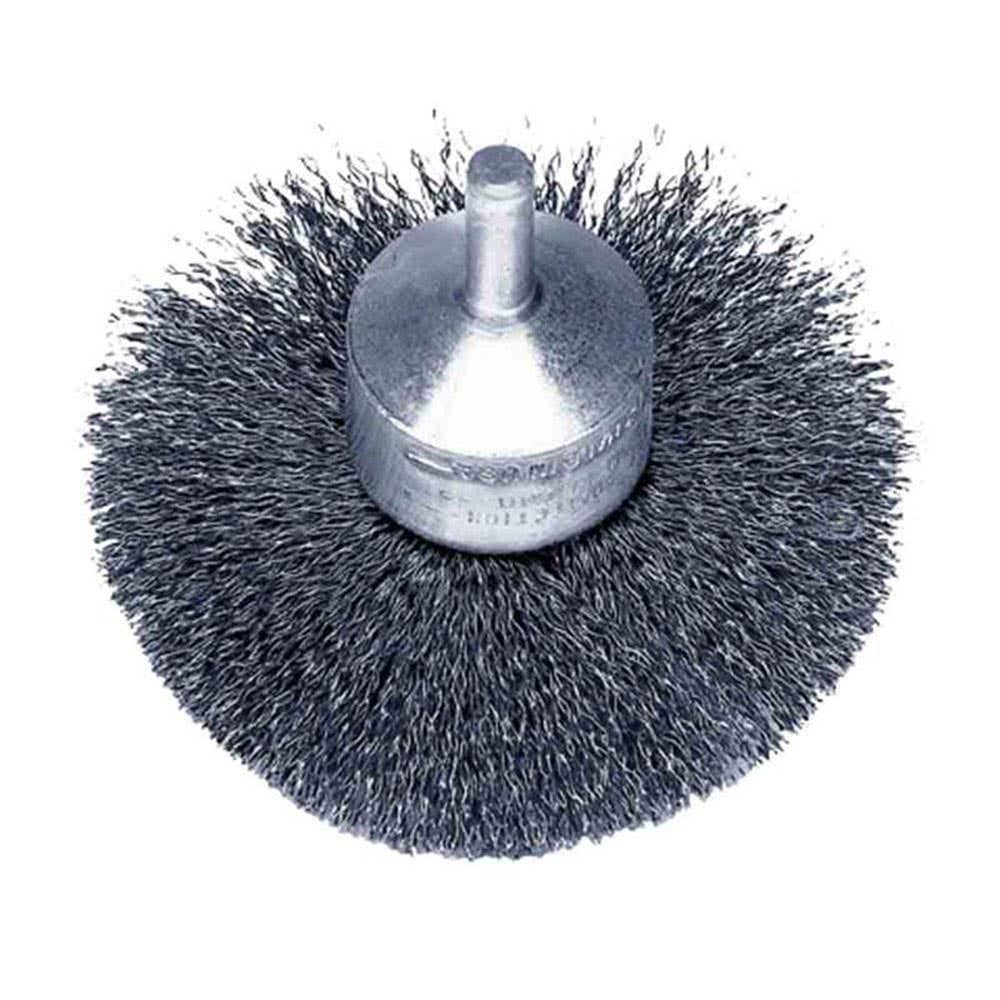 Wire Brush Cup Steel Crimped 1-1/2'' x 0.008 Bristle Weiler 724049 10037