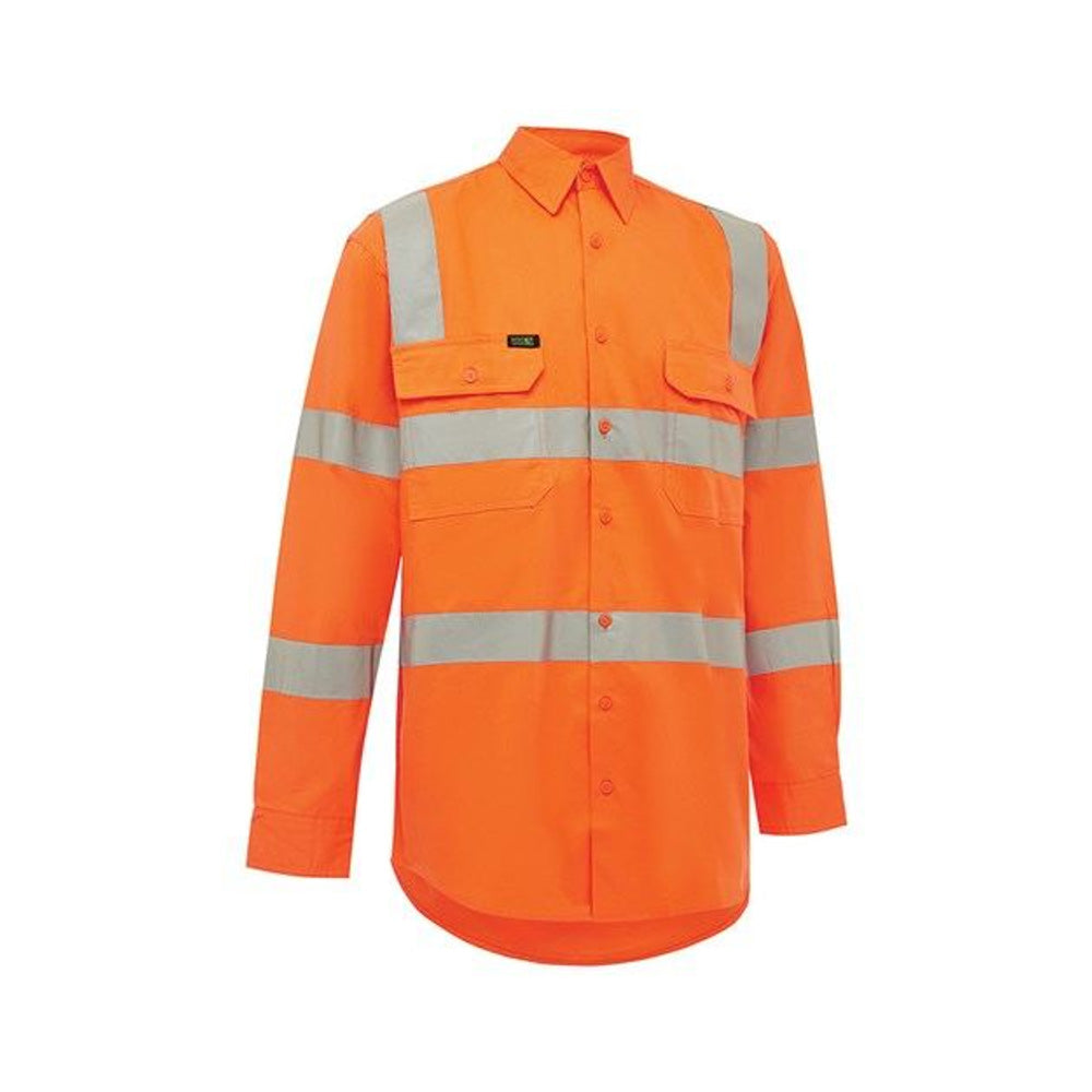 Shirt VIC Rail Tape Cotton 155gsm Orange 2XL Workit_40113679_2035O2XL