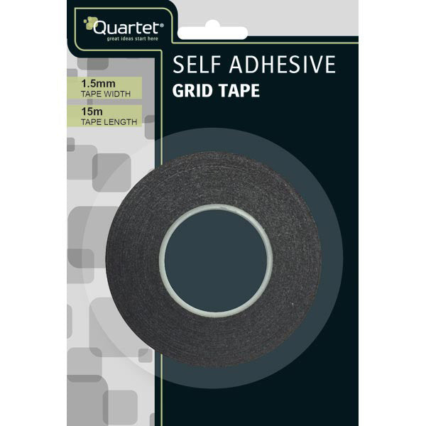 Quartet Geotape Whiteboard Liner 1.5mmx15m Black_1018237_P73161