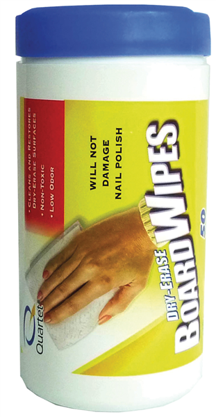Quartet Cleaner Wipes Pack 100_1019384_QTBOARDWIPE50