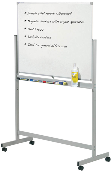 Quartet Penrite Slimline Premium Whiteboard Magnetic Mobile 1200X900Mm_38201200_QTMWP1209A