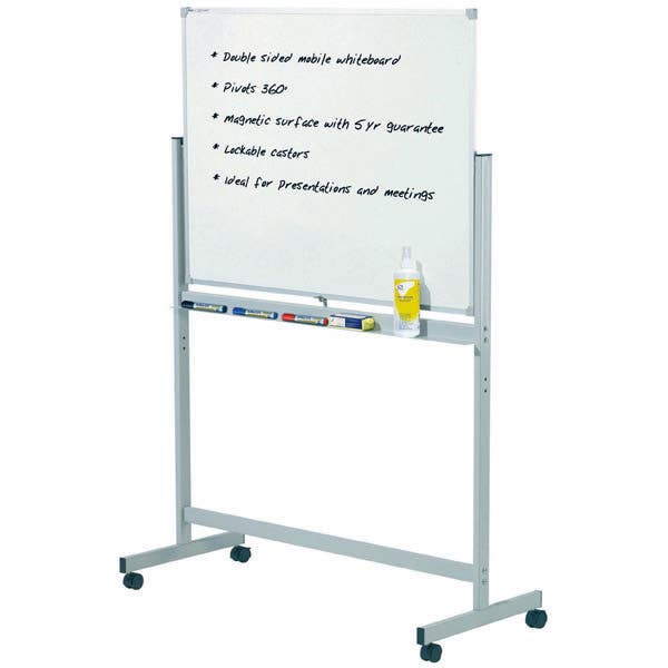 Quartet Penrite Slimline Premium Whiteboard Magnetic Mobile 1800X1200Mm_38201700_QTMWP181A
