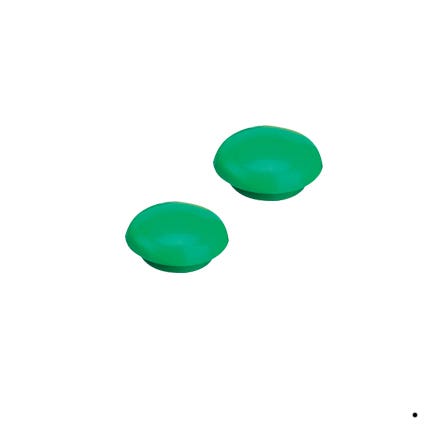 Vista Magnetic Buttons 20mm Pack 10 Green 38111215 VWMAG20G