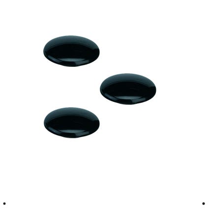 Button Magnets 30mm Black 10 Pack 735081101 QTTMB3000
