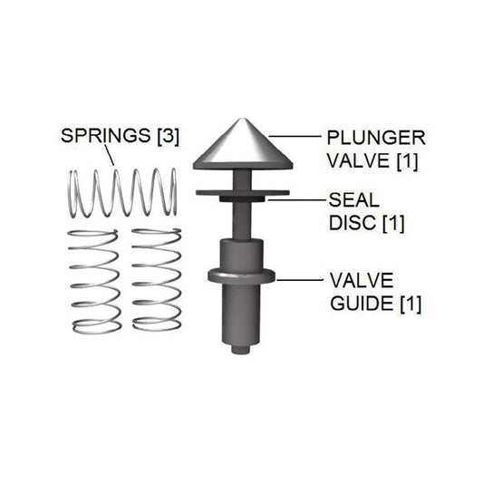 Repair Kit Metal For Baker Model F Plunger Valve 1F-2R 7412006