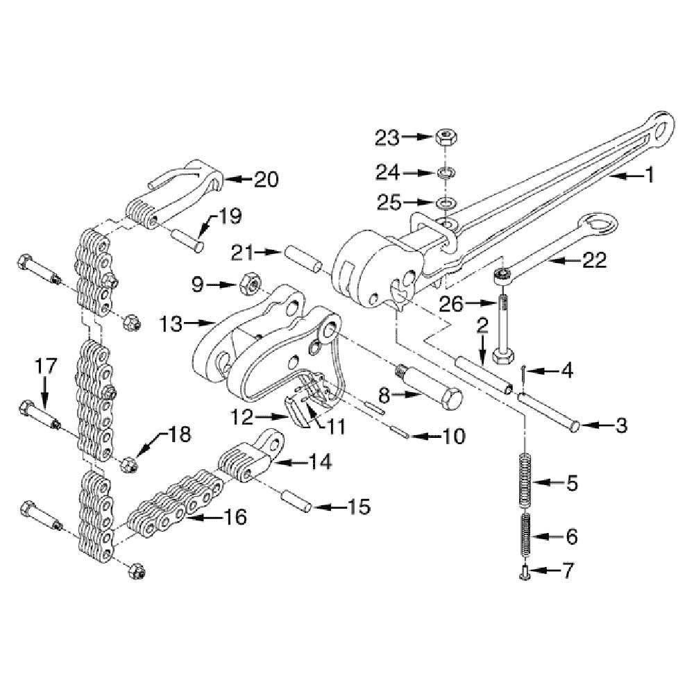 Bolt + Nut Splice For 161-3-4 Chain LA16H Tong Item 17 + 18 6944005 HB50