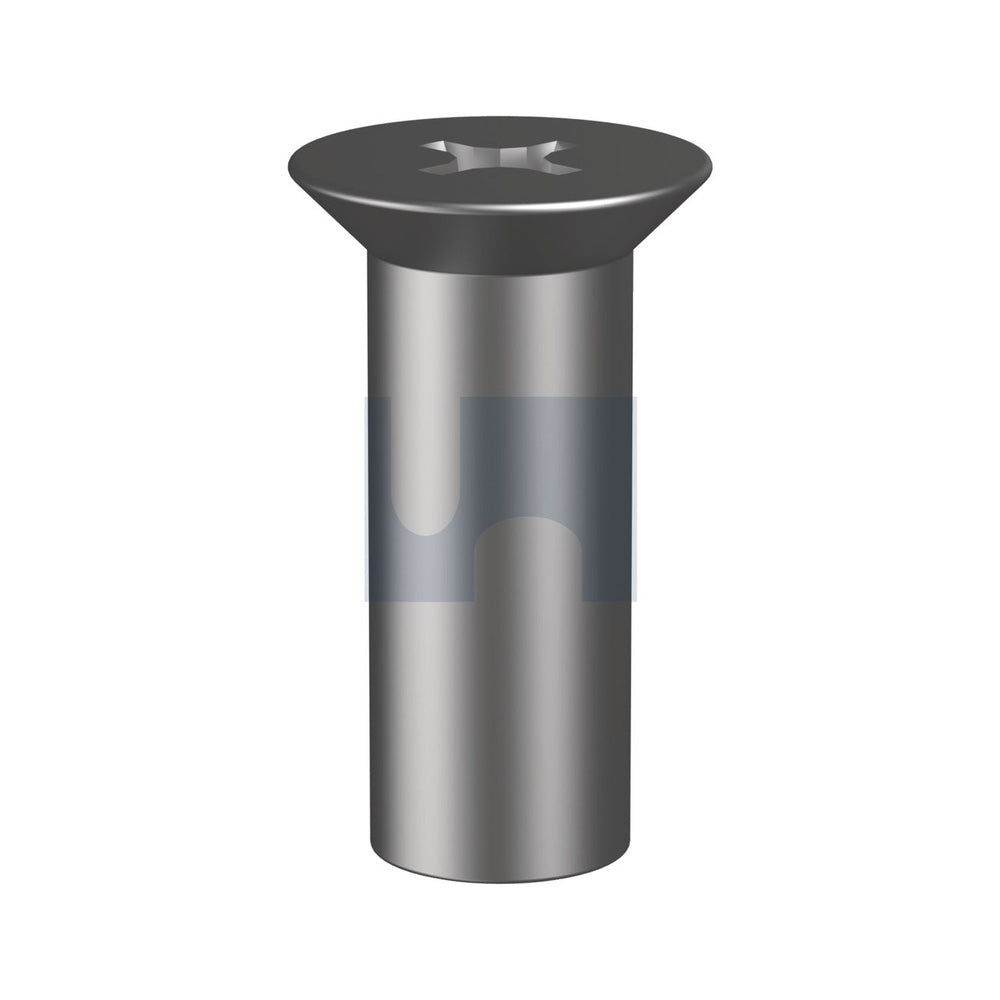 Barrel Nut Csk Phillips 316 Stainless Hec/A4 M8 - 20 Thrd - Pk 100_40089587_MPC16PM08