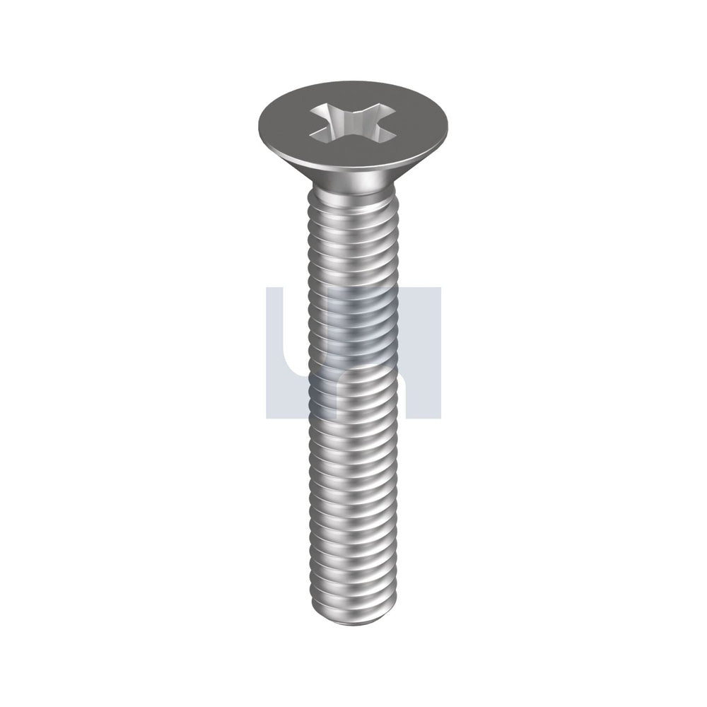 Metal Thread Csk Phil Zinc Plate As1427:1996/Mild Steel M8 20 - Pk 100_40092786_MSMSZCPM080020