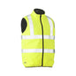 Vest Puffer Reversible Poly Oxford PU Coat Tape Hi Vis Yellow 2XL Bisley_40009362_BV0330HT_BBLY2XL