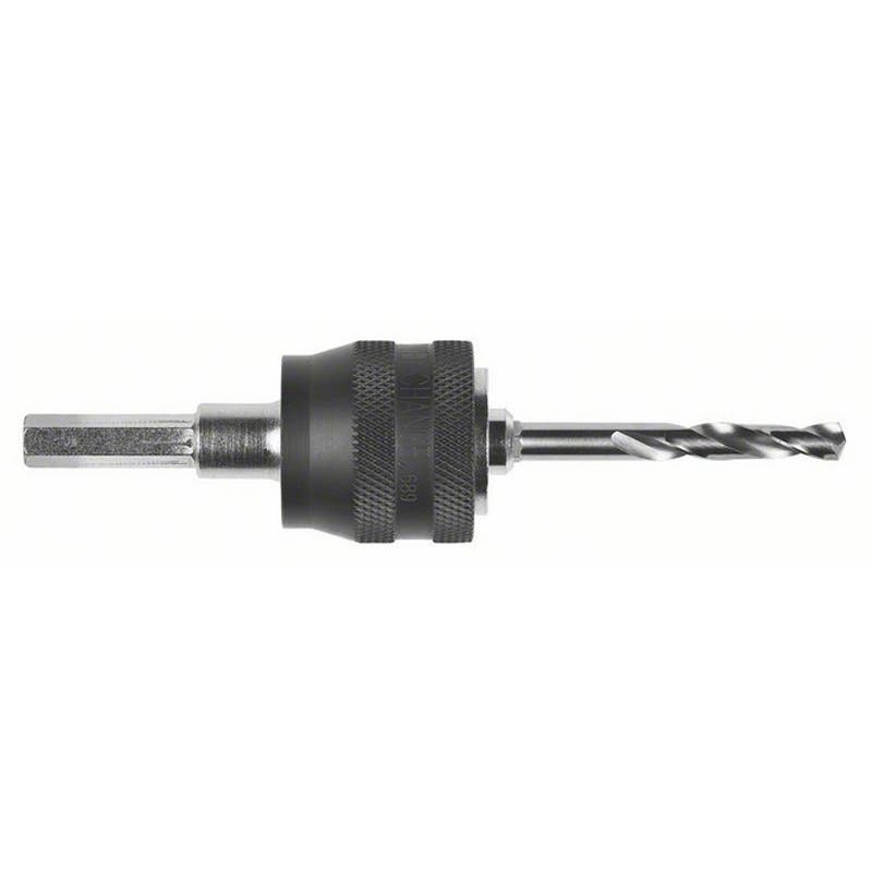 Arbor Holesaw With Pilot Drill Bit 8mm Hex Shank Power-Change Bosch 79011321 2.608.594.253