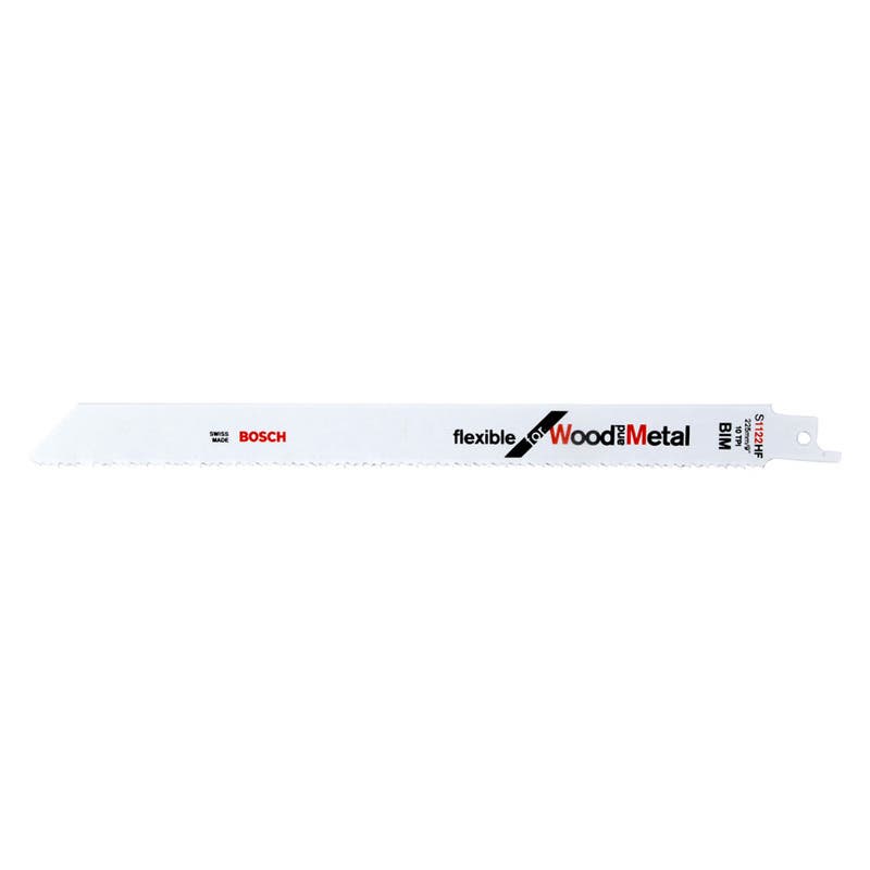 Blade Saw Sabre S1122HF Wood/Metal 225mm Bosch Pk 5 79011611 2.608.656.021