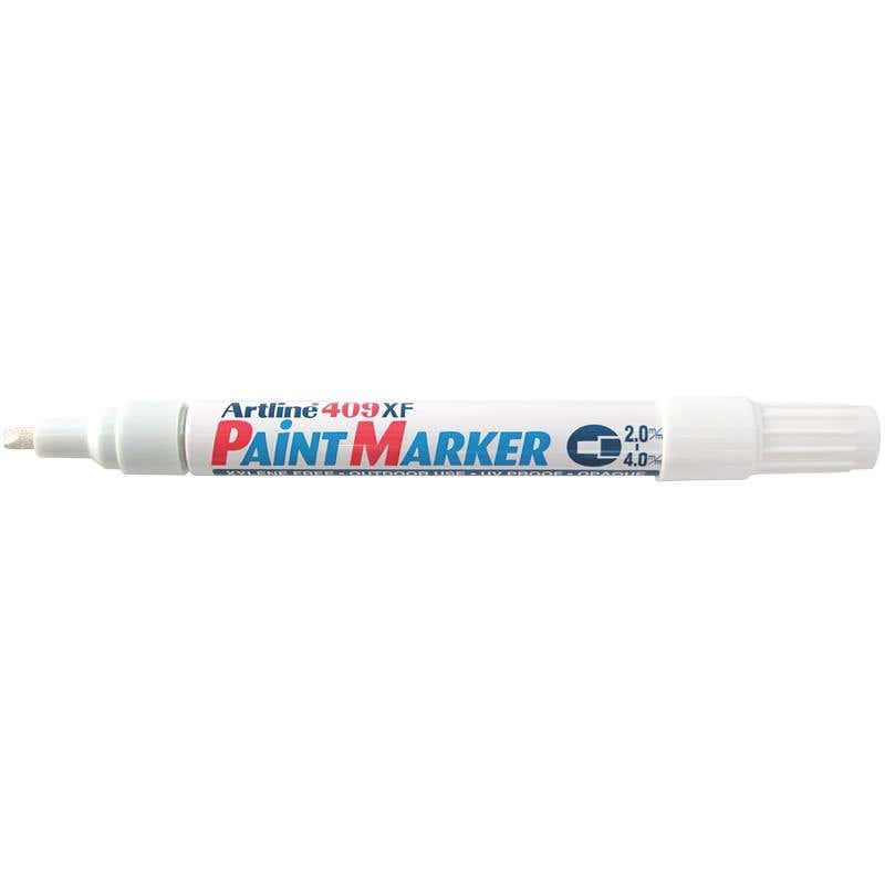 Marker Paint Chisel White 2-4mm Artline 409XF 79012033 140933