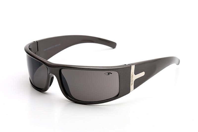 Glasses Grey Lens Shiny Grey Frame Low Impact Allure Eyres 79012398 611-SG-FS
