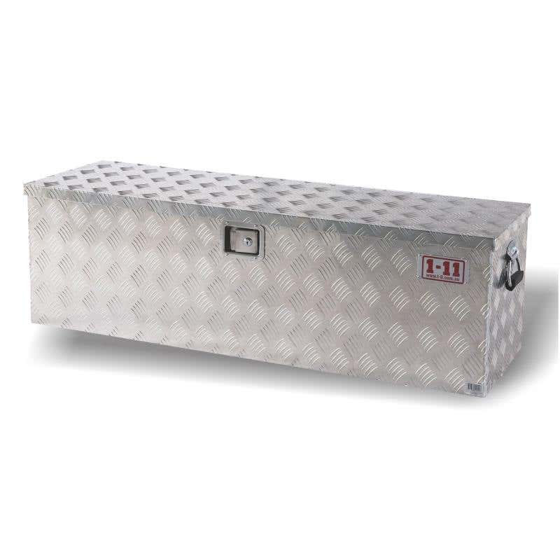 Box Truck Aluminium 1250 x 380 x 380mm Checkerplate + Lock 1-11 79012944 AL1250