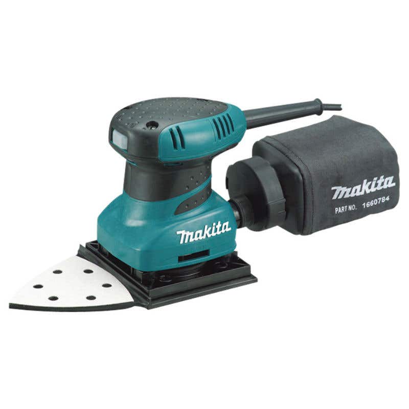 Sander Palm Orbital Palm Dustless 200W 114 x 140mm Makita BO4556K 79013230 BO4556K