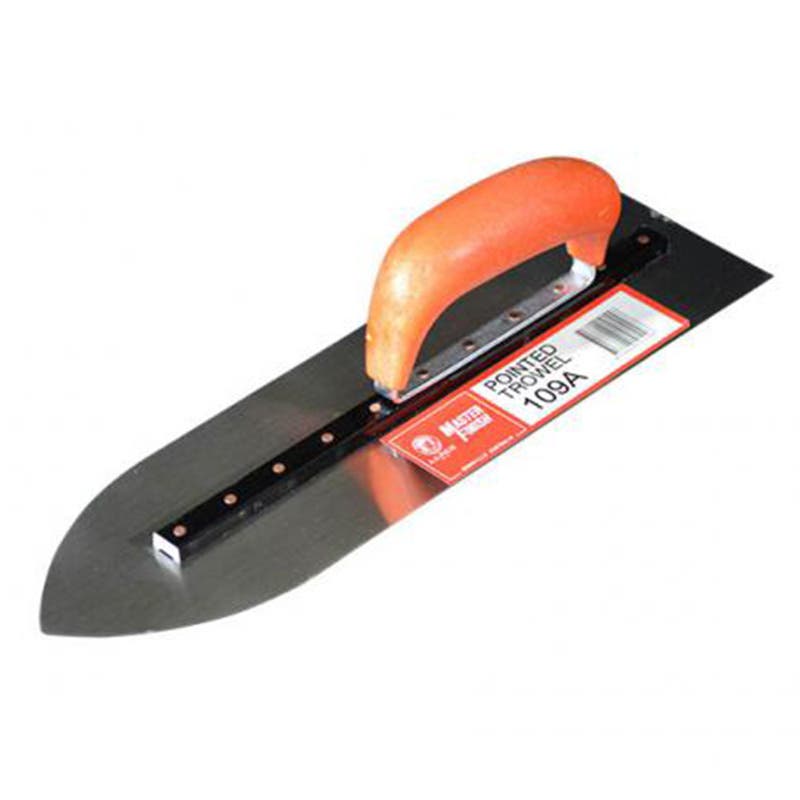 Trowel Pointed Plastic Handle 115 x 450mm Light Master Finish 79014114 192A