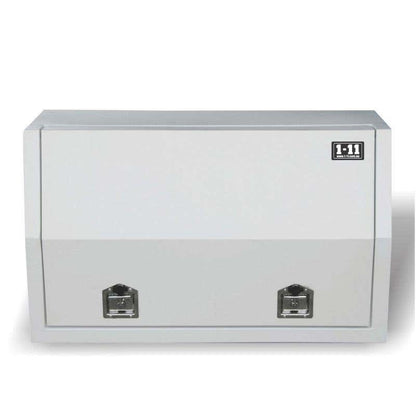 Box Ute Steel 1210 x 500 x 680mm + T Locks Powdercoat White 1-11 79016852 SB1210WT
