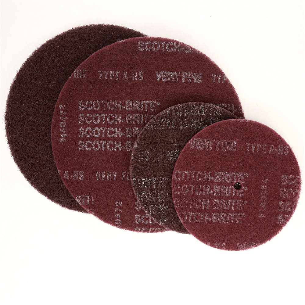 Mop Clean + Strip High Strength Maroon Very Fine Grade 150 x 10mm 3M_79900022_7012878193