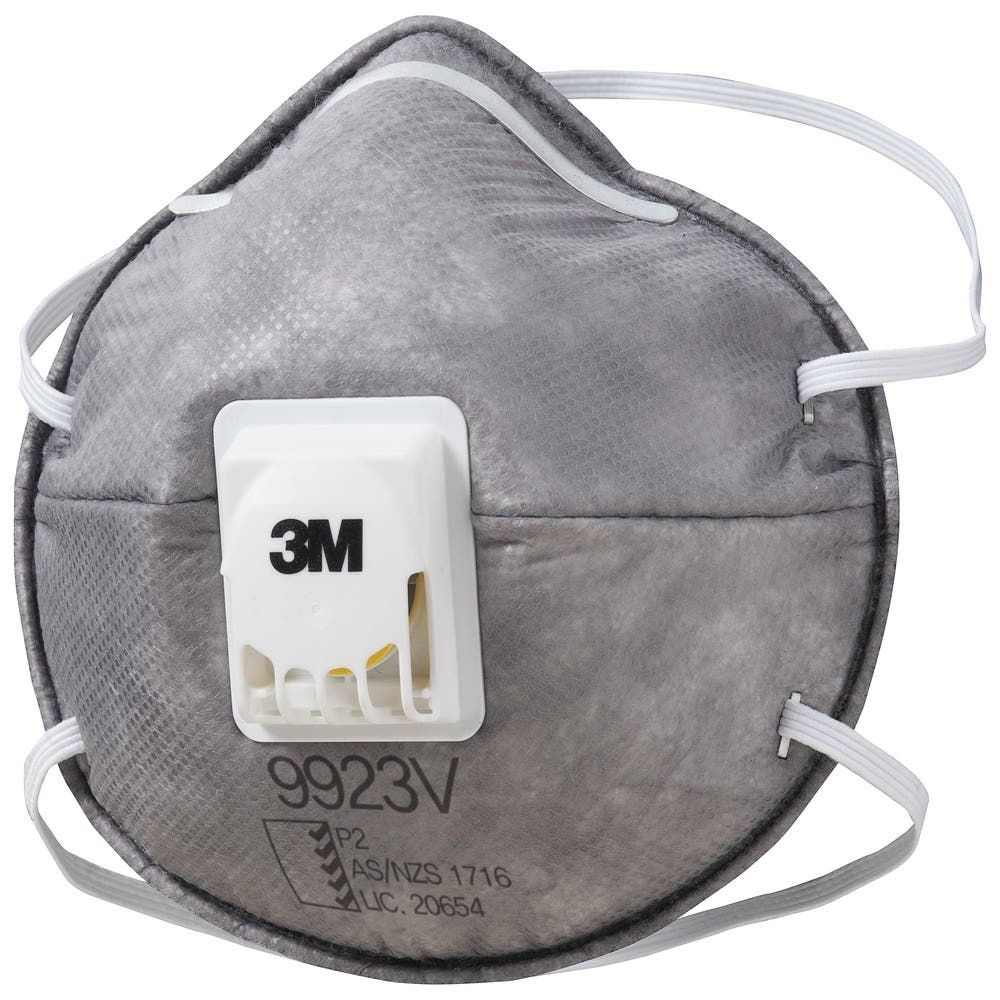 9923V P2 Cupped Disposable Respirator Valved With Nuisance Level OV 10 Pack_79900030_7100017433
