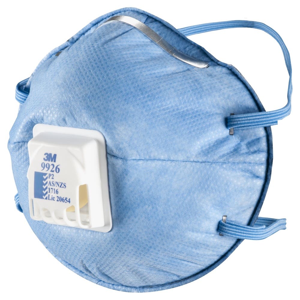 9926 P2 Cupped Disposale Respirator Valved With Nuisance Level Acid Gas 10 Pack_79900031_7011386640