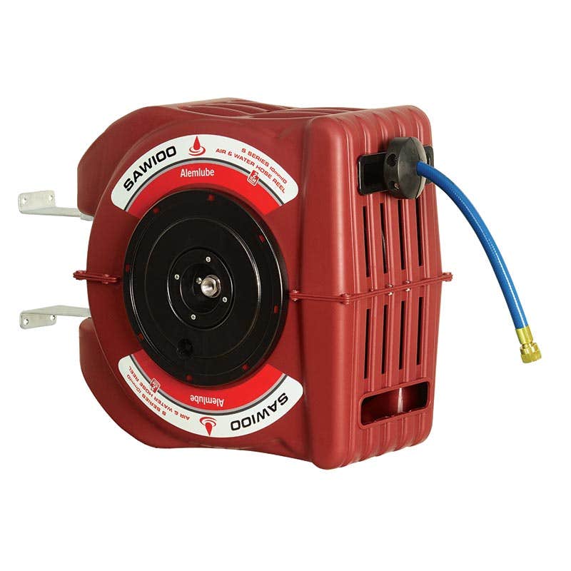 Hose Reel Assembly Air/Water Retractable 10mm x 16m 300psi SAW100 Macnaught 79900305 SAW100