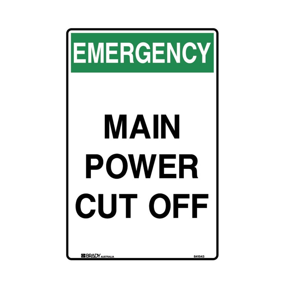 Emergency Main Power Cut Off 300X450 Mtl 79901569 841543