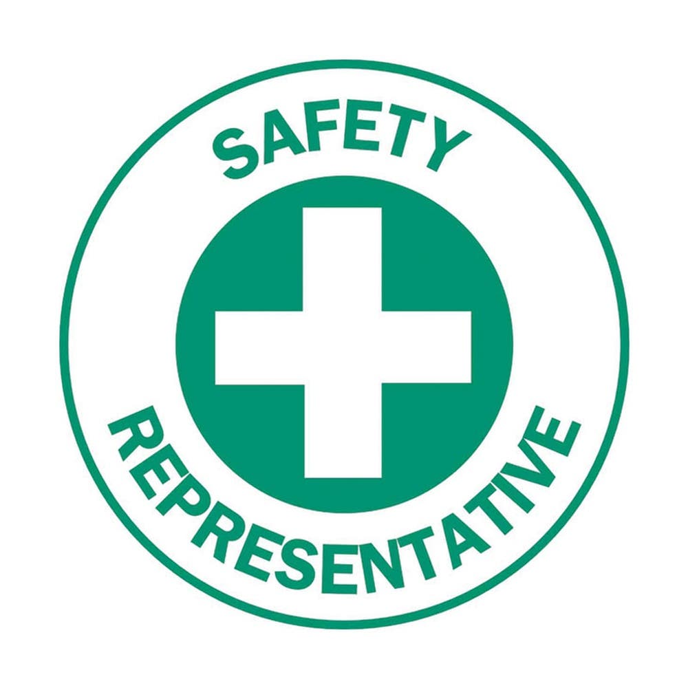 Label Ss Vinyl Safety Hat Safety Representative Pk4 79901586 49573