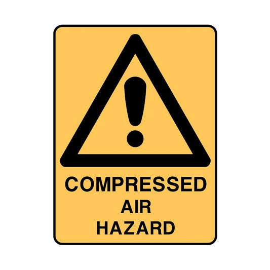 Safety Signs Compressed Air Hazard 225X300 Metal 79901636 841462