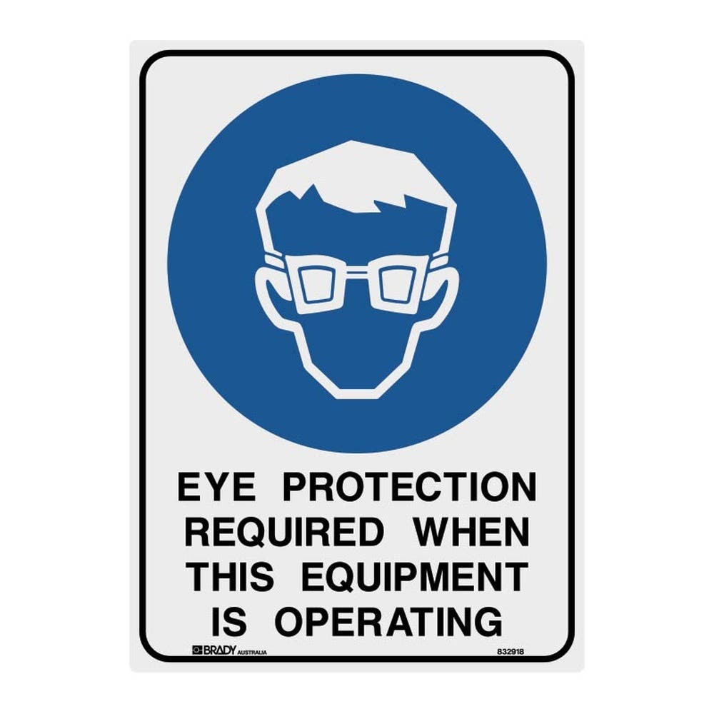 Safety Signs Eye Protection Required Wh..250X180 Ss 79901665 832918