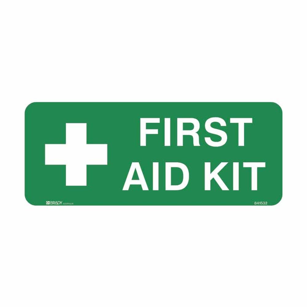 Safety Signs First Aid Kit 125X300 Poly 79901673 841532