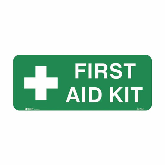 Safety Signs First Aid Kit 125X300 Poly 79901673 841532