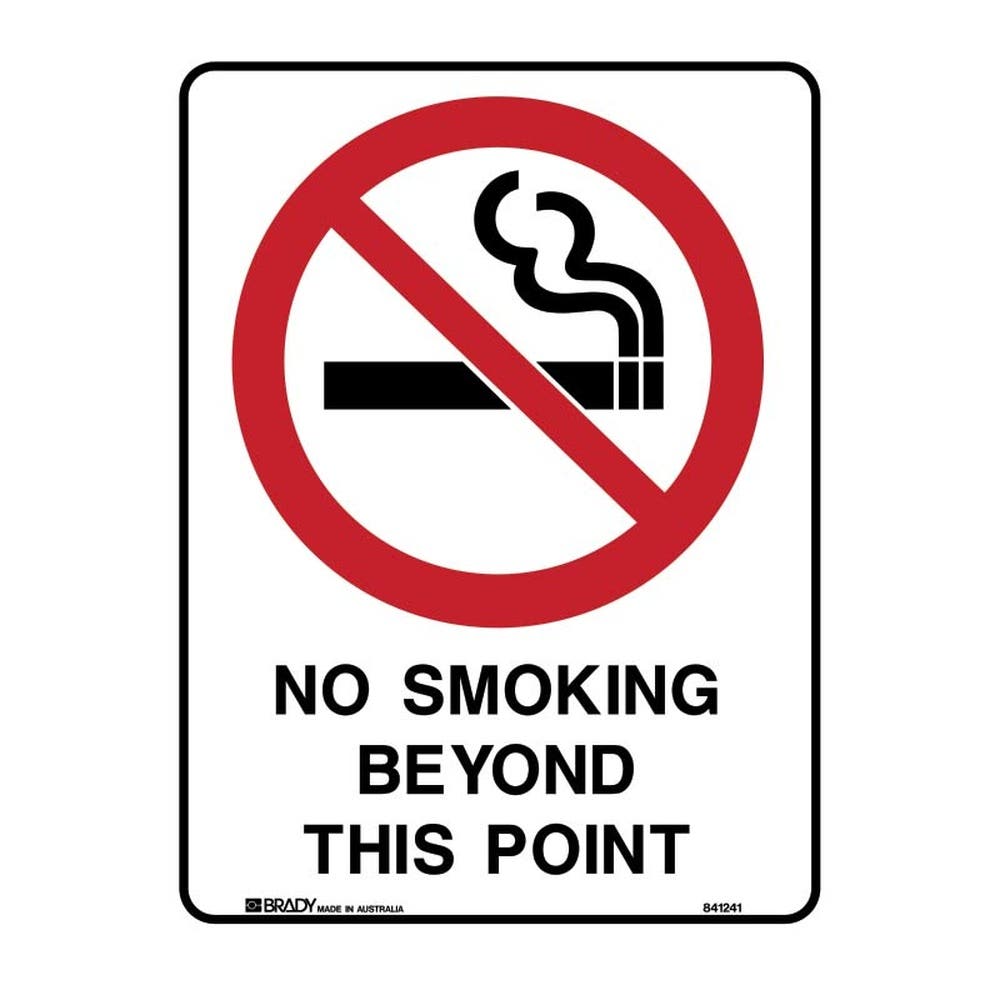 Safety Signs No Smoking Beyond This.. 600X450 Mtl 79901700 832324