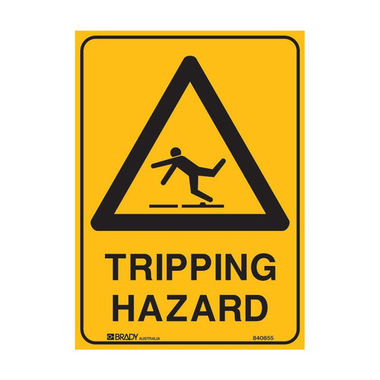 Safety Signs Tripping Hazard 300 X 225 Poly 79901717 835382