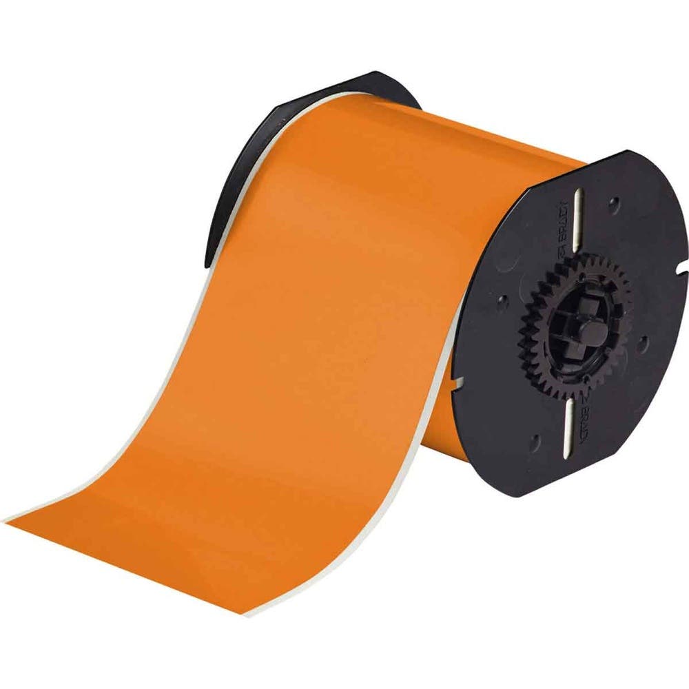 Tape Label Vinyl Indoor/Outdoor B-595 Orange 100mm X 30m B30 Series 79901756 142015