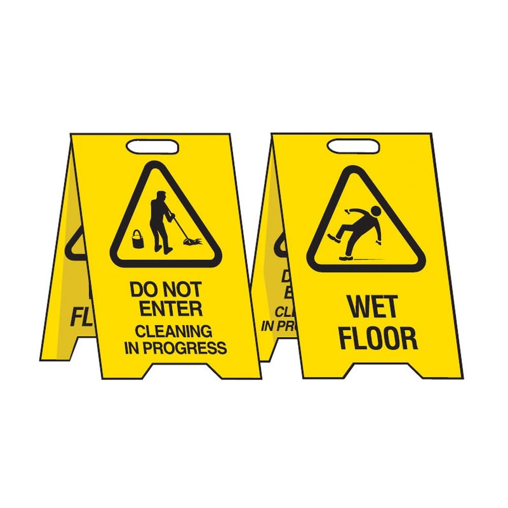 Visual Warning 2 Legend Stand Do Not Enter Cleaning.. 79901760 839070