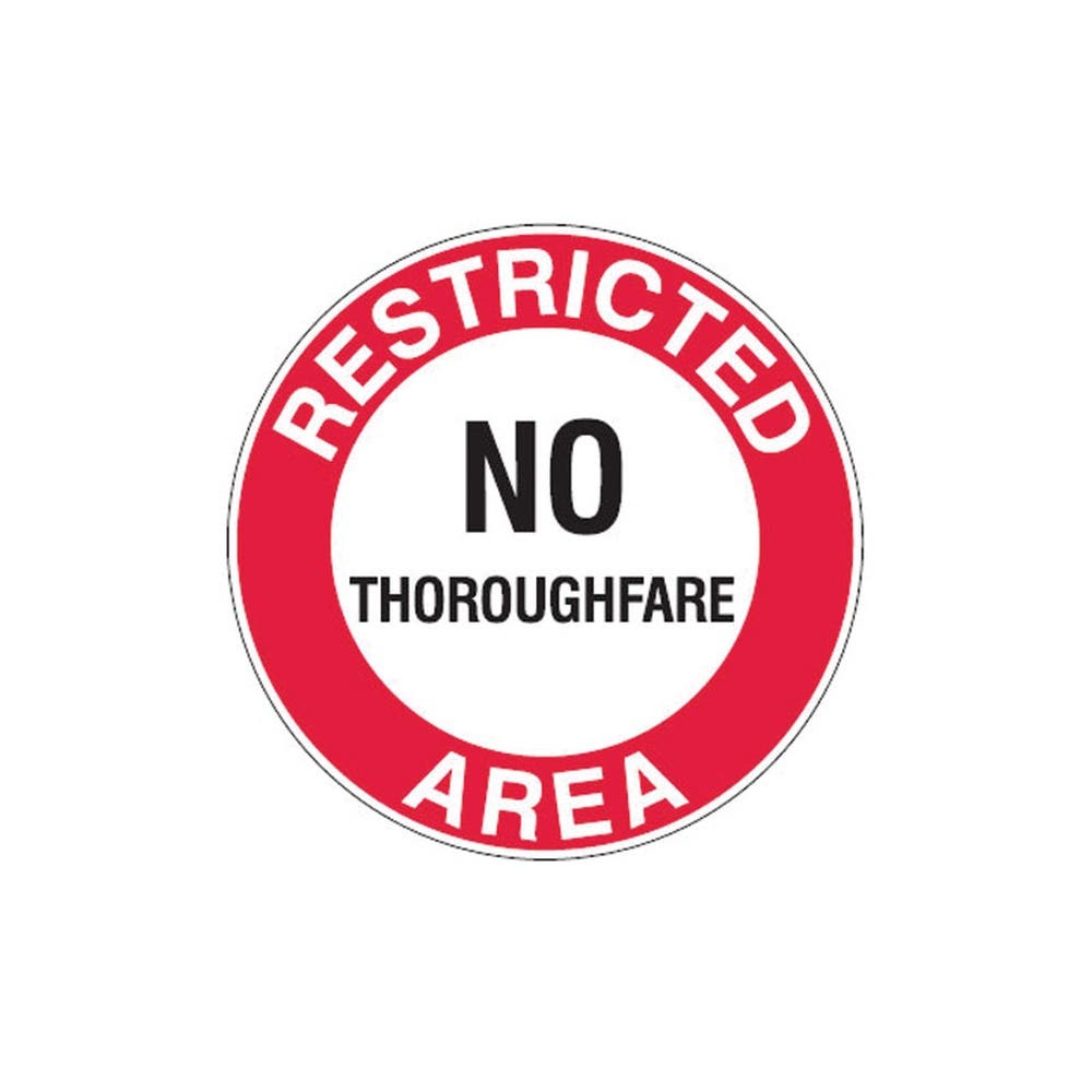 Visual Warning Restricted Area Marker No Unauth.. 79901776 845341