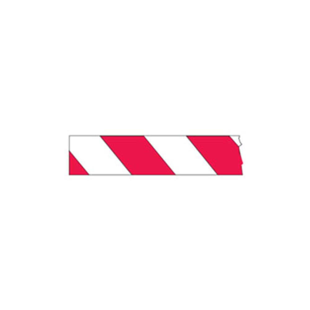 Visual Warning Barrier Tape Red/White 75mm Brady 79901785 834550