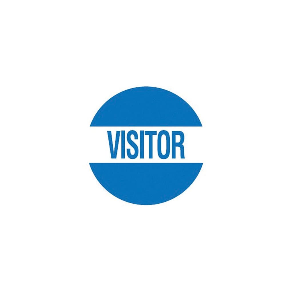 Workplace Safety Emblem Hard Hat Visitor 79901843 838414