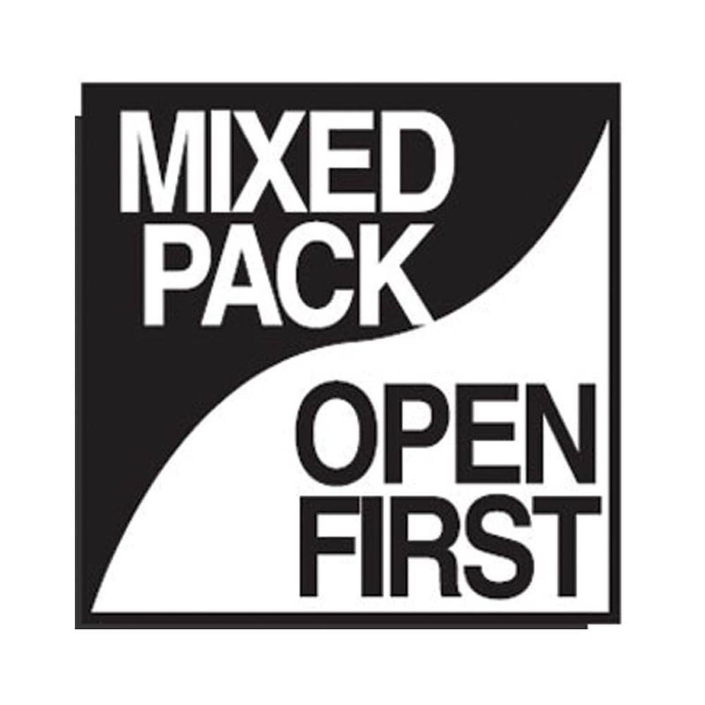 Workplace Shipping Labels ''Mixed Pack Open First'' 100mmx100mm 79901858 834436