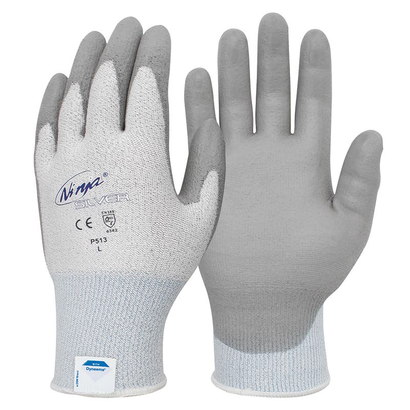 Glove Ninja Silver Plus P513Size S 79903039 NISILVRC300000S