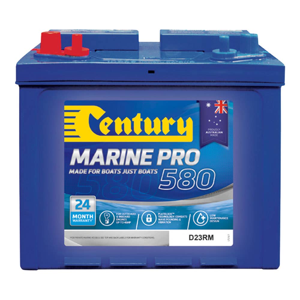 Battery Marine 12V 580CCA 105RC D23RM MarinePro580 Century 79903646 133100