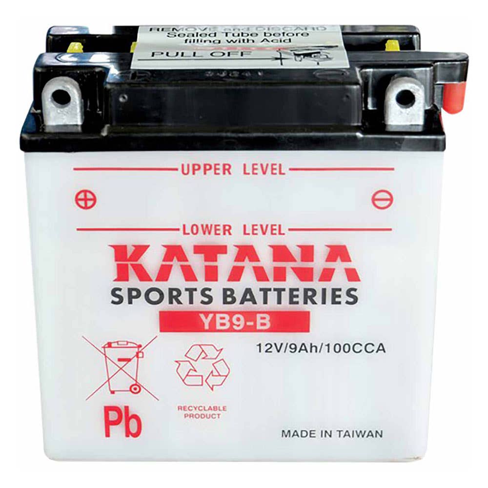 Battery Sport 9Ah Maintenance Free AGM YB9B Katana 79903678 150036