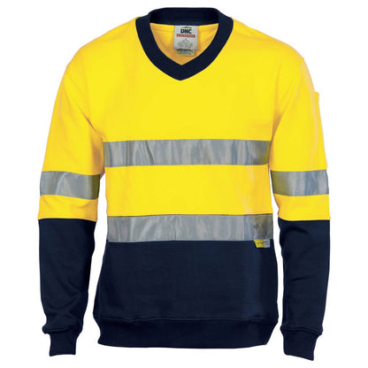 3924 Cotton Fleece 300gsm Tape Jumper + Outback Carbon Logo OBC3924